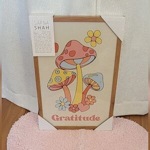 New Sapna Shah Colorful Gratitude Mushroom Art Print